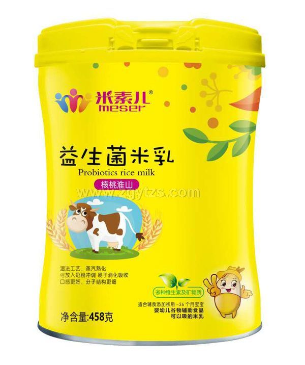 米素兒益生菌米乳-核桃淮山配方聽裝