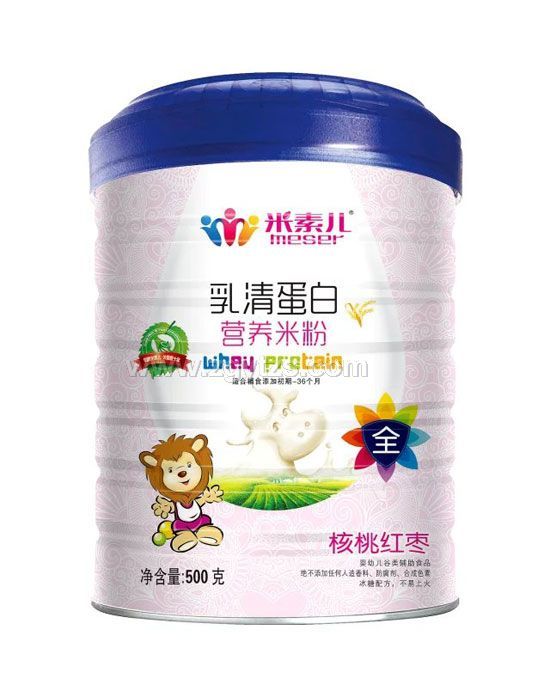 米素兒核桃紅棗乳清蛋白營(yíng)養(yǎng)米粉