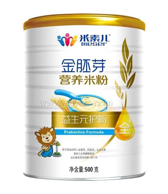 米素兒益生元護(hù)腸金胚芽營(yíng)養(yǎng)米粉聽裝