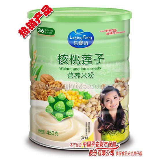 樂(lè)嬰坊營(yíng)養(yǎng)米粉核桃蓮子