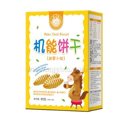 小豆丁機能餅干-胡蘿卜味