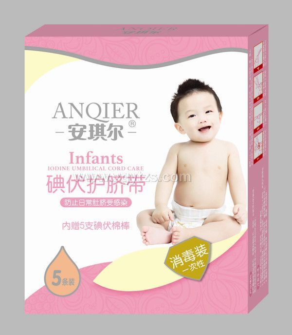 安琪爾碘伏護臍帶-5條-AQE