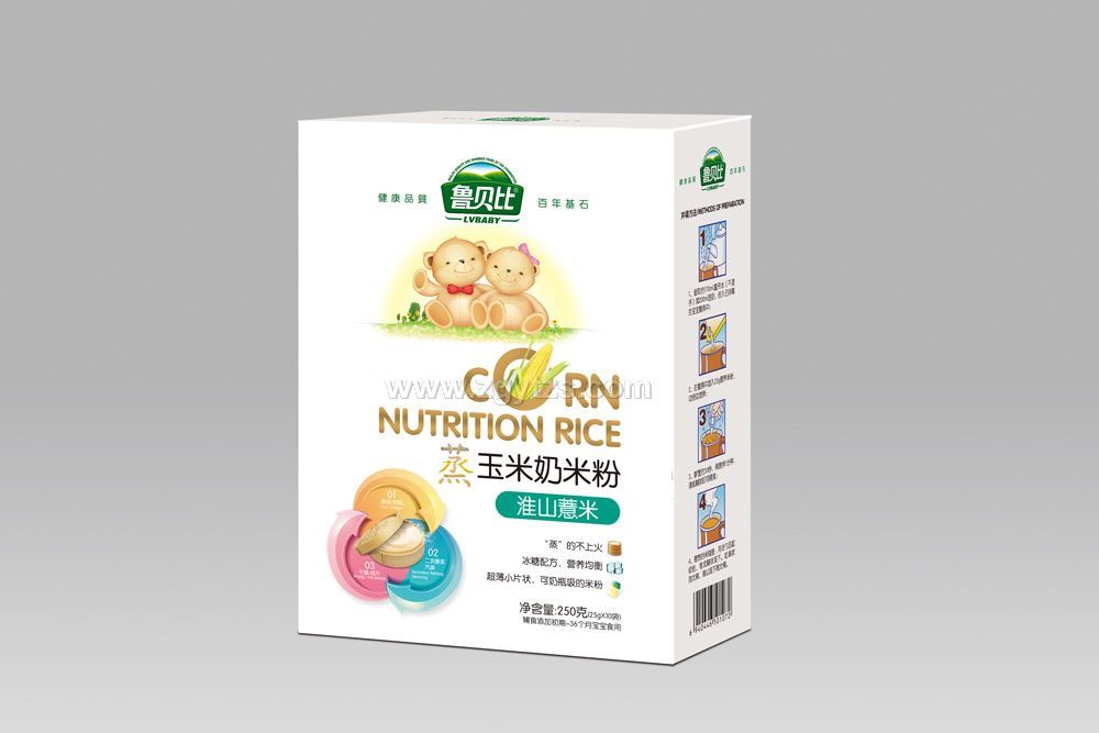 蒸玉米奶米粉淮山薏米配方盒裝