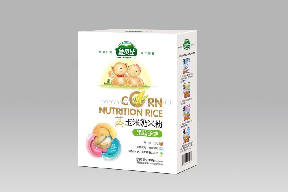 蒸玉米奶米粉果蔬多維配方盒裝