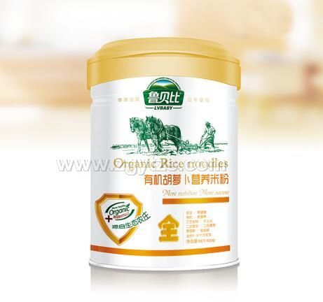 有機胡蘿卜營養米粉聽裝
