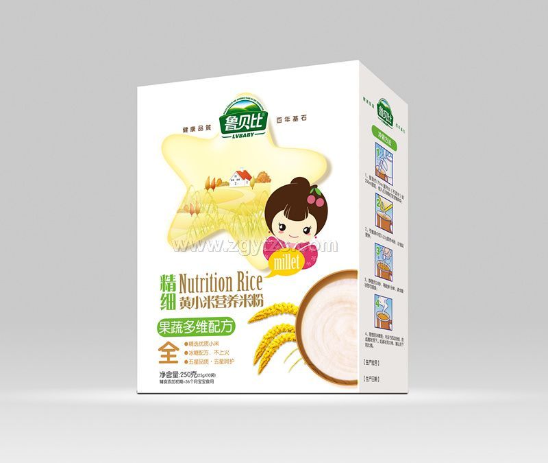 精細(xì)黃小米營(yíng)養(yǎng)米果蔬多維配方盒裝