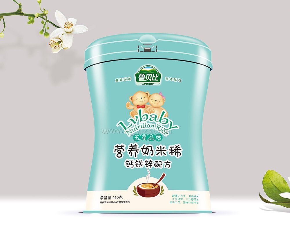 營養奶米稀鈣鐵鋅配方聽裝