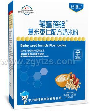 彤博士萌童蓓眠薏米棗仁配方奶米粉盒裝