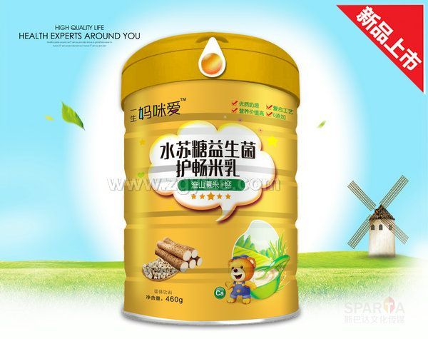 水蘇糖益生菌護暢米乳淮山薏米+鈣