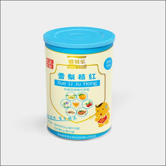 雪梨桔紅固體飲料