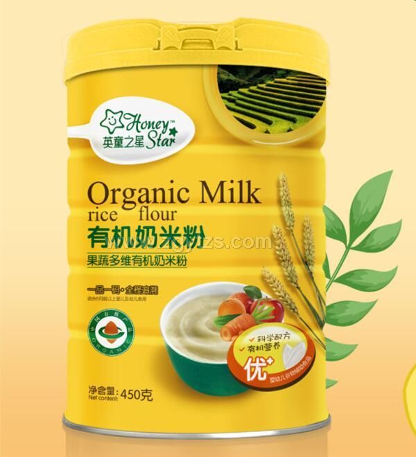 英童之星-果蔬多維有機(jī)奶米粉