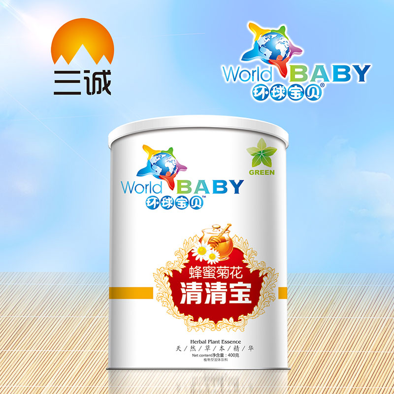 環球寶貝蜂蜜菊花清清寶桶裝
