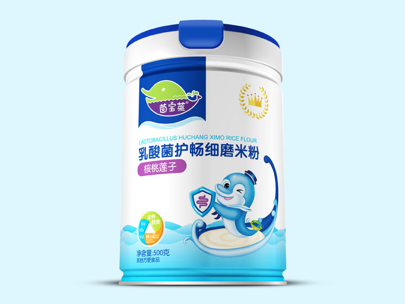 萊寶茵乳酸菌護暢細磨米粉核桃蓮子桶裝