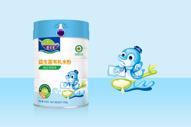 茵寶萊益生菌有機米粉強化鈣鐵鋅