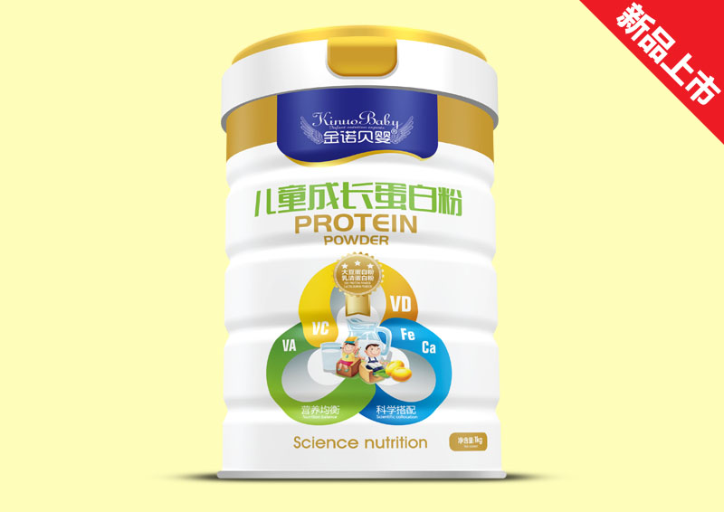 金諾貝嬰新蛋白粉圓聽-兒童成長