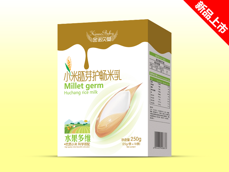 金諾貝嬰小米胚芽護暢米乳水果多維