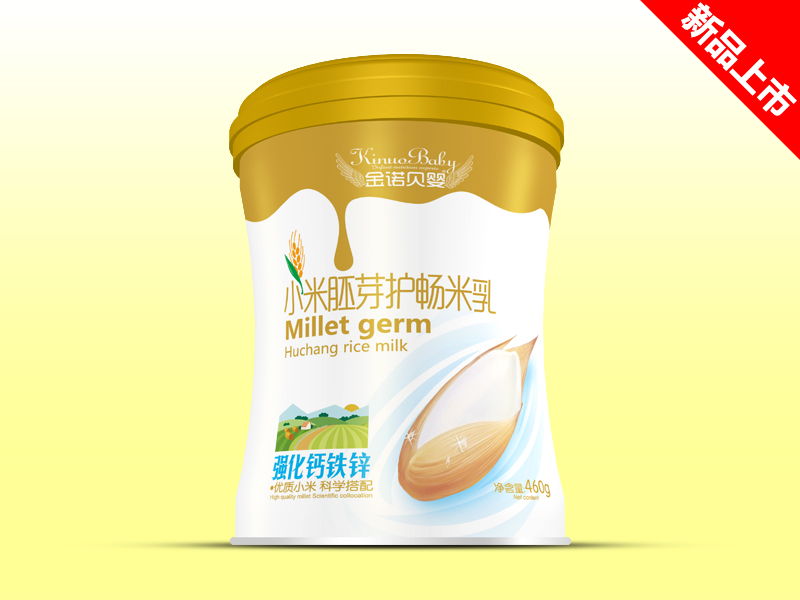 金諾貝嬰小米胚芽護(hù)暢米乳強(qiáng)化鈣鐵鋅桶裝