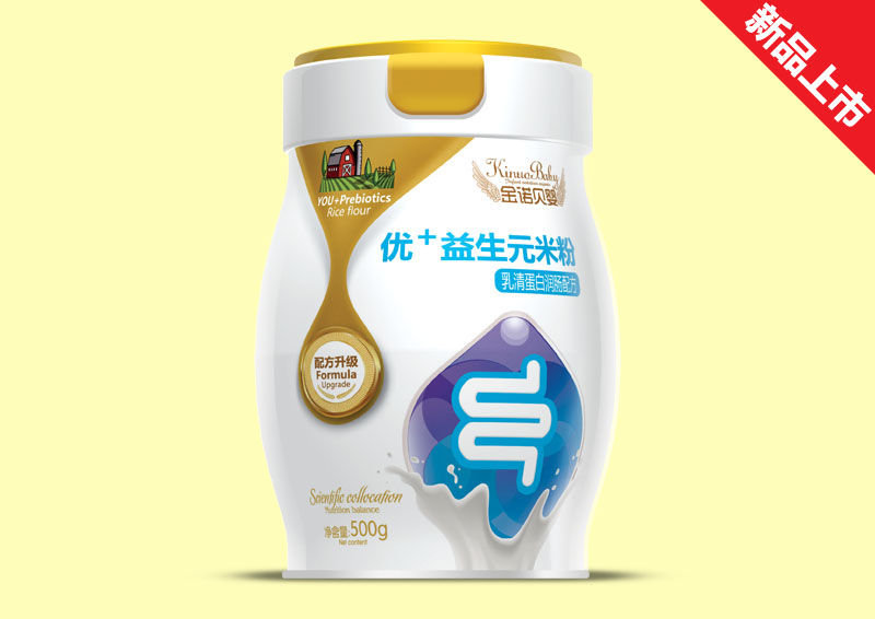 金諾貝嬰益生元優(yōu)益生元米粉乳清蛋白配方桶裝