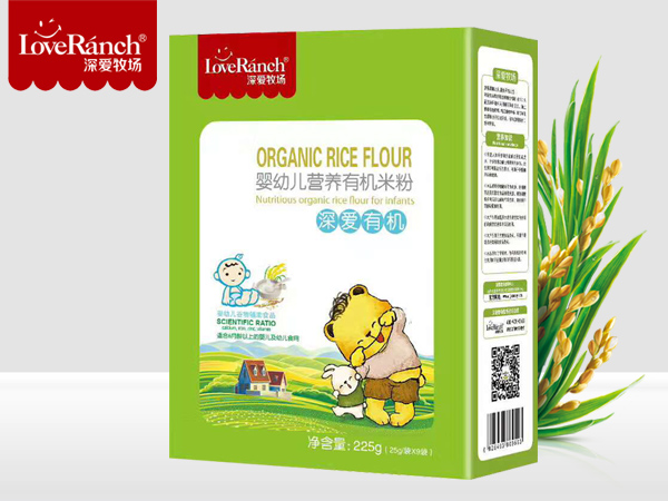 嬰幼兒營養有機米粉盒裝