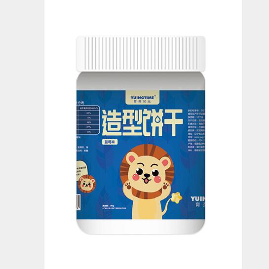 育嬰時光造型餅干藍莓味