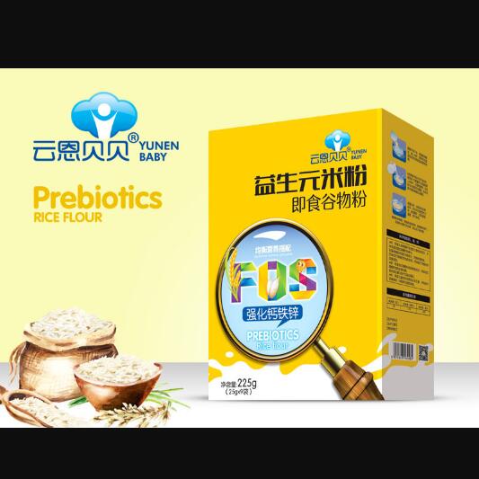 云恩貝貝強(qiáng)化鈣鐵鋅益生元米粉盒裝