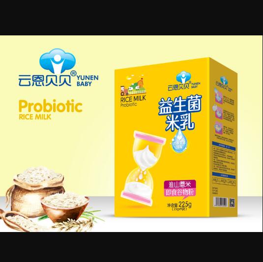 云恩貝貝淮山薏米益生菌米乳盒裝