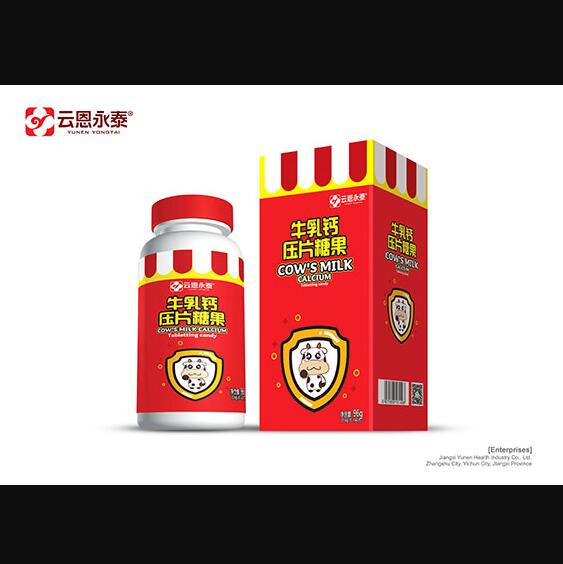 云恩永泰牛乳鈣壓片糖果