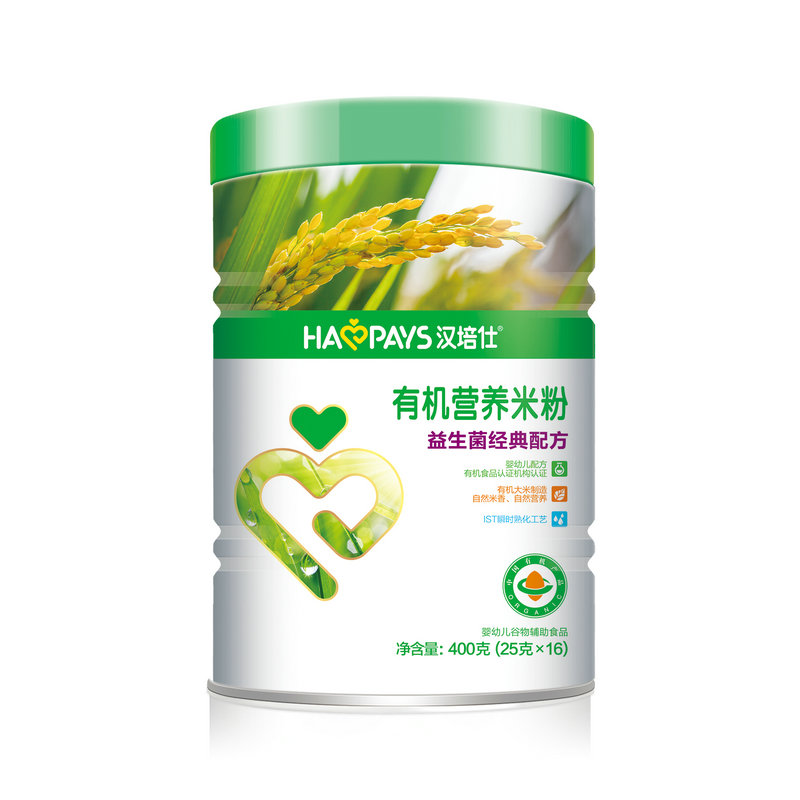 漢培仕鐵聽—有機米粉(益生菌經典配方)