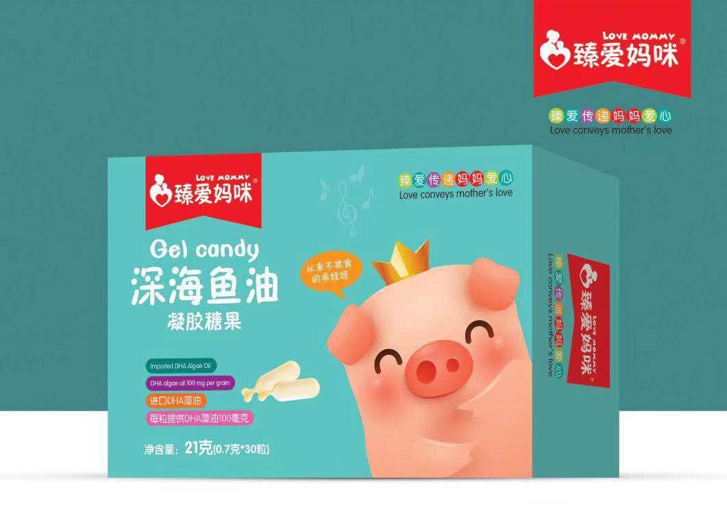 臻愛媽咪深海魚油凝膠糖果