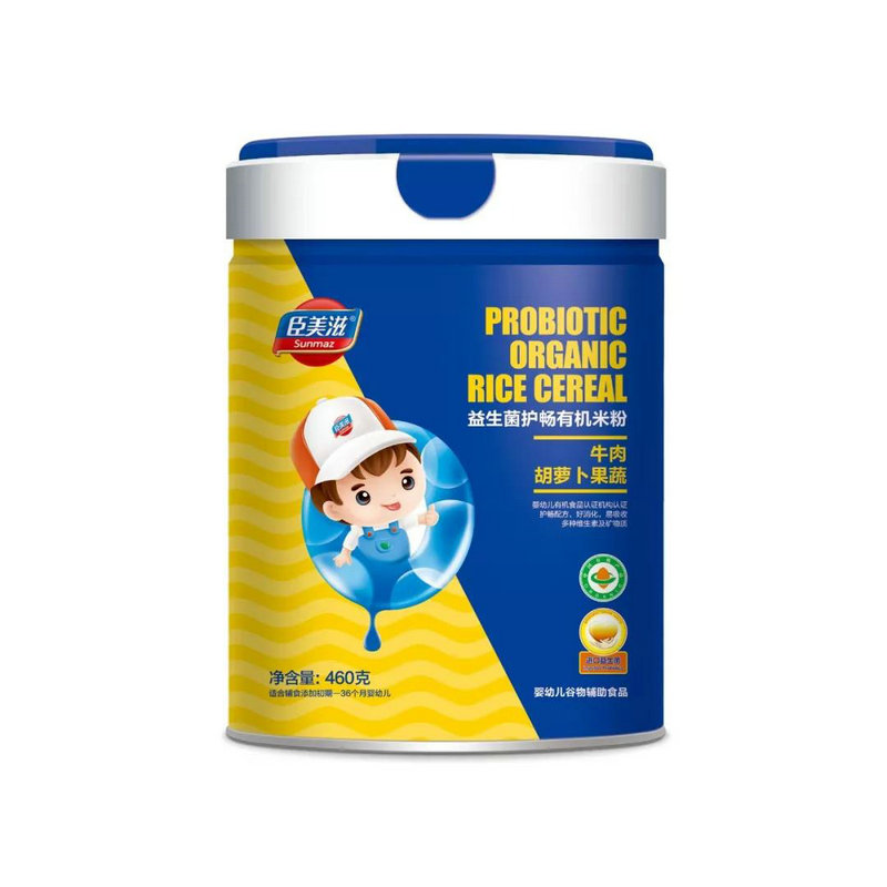 臣美滋益生菌護暢有機米粉牛肉胡蘿卜果蔬