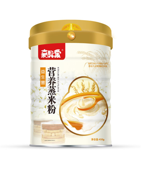 嘉貝愛益生菌營養蒸米粉聽裝