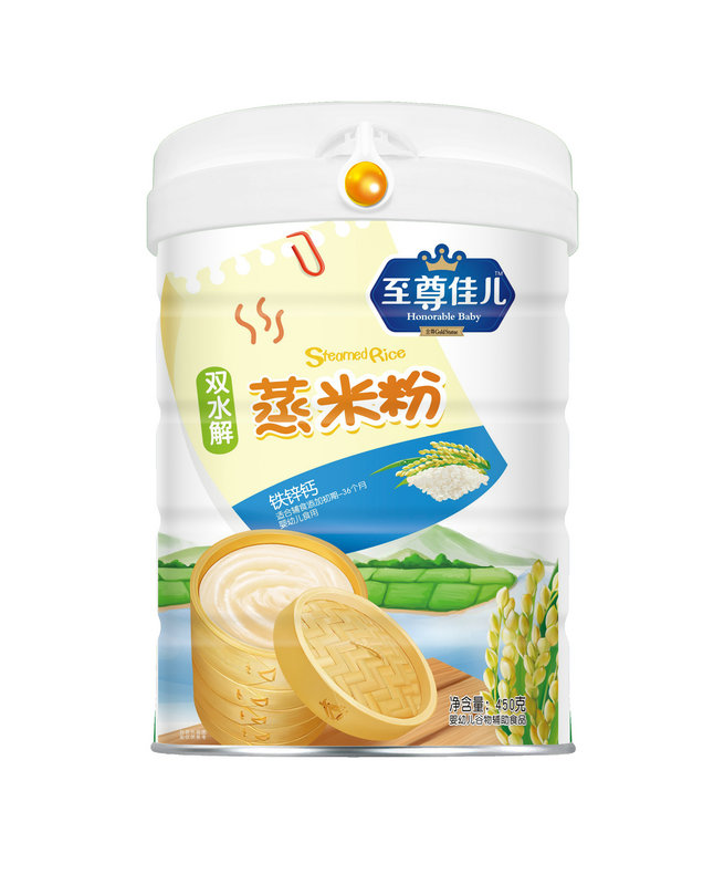 至尊佳兒鐵鋅鈣蒸米粉聽裝