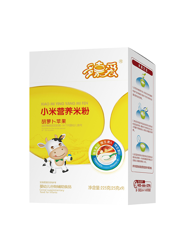 小米營養米粉盒裝(胡蘿卜蘋果)