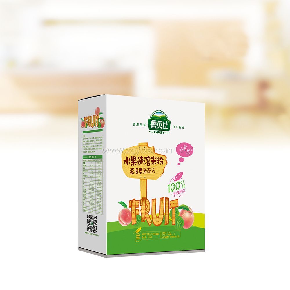 水果速溶米粉葛根薏米配方盒裝圖片