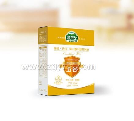 綠機五谷淮山薏米營養米粉盒裝圖片