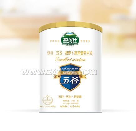 綠機五谷胡蘿卜蔬菜營養米粉聽裝圖片