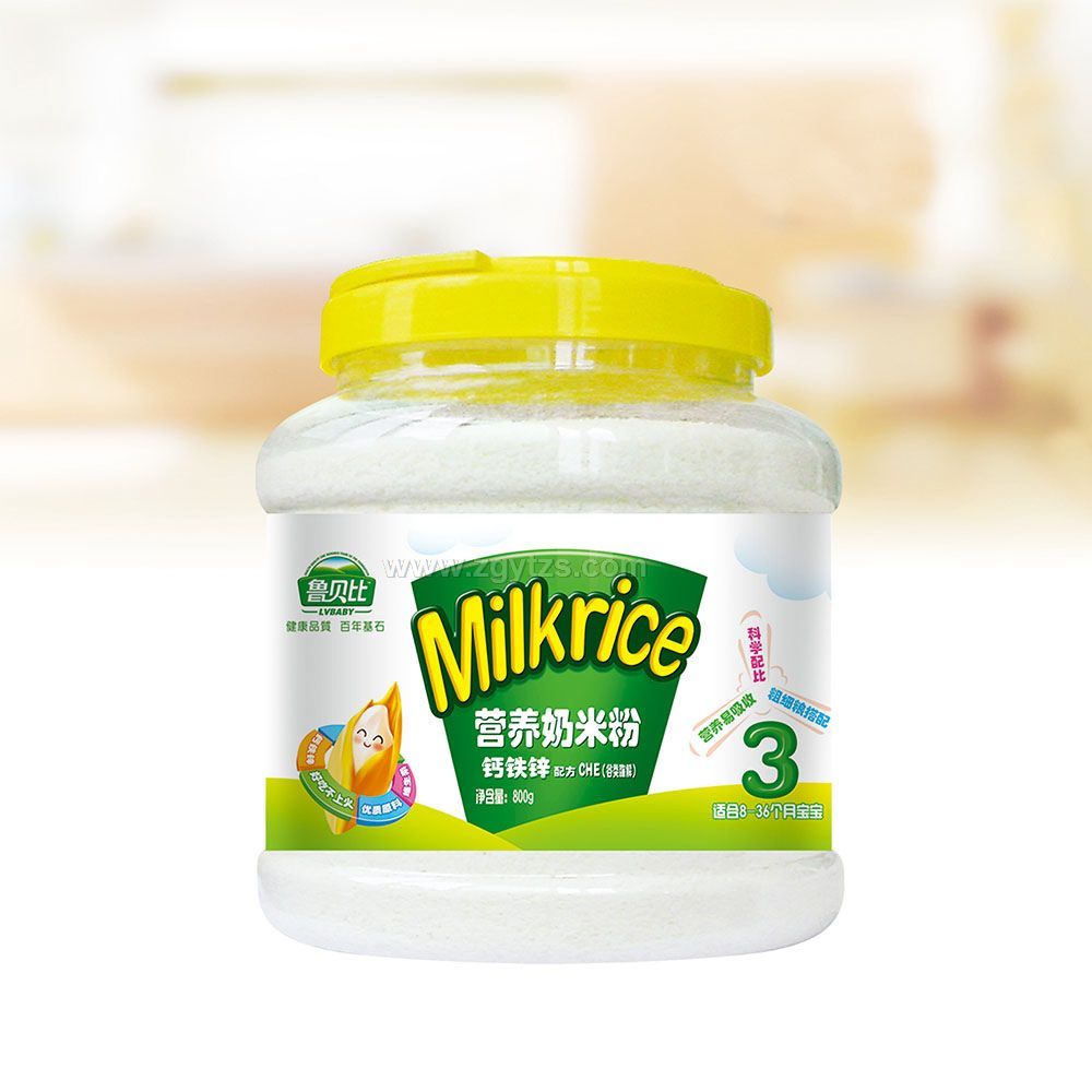 營養奶米粉鈣鐵鋅圖片