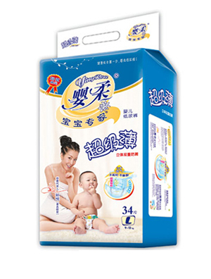 寶寶專家超級薄嬰兒紙尿褲L碼34片