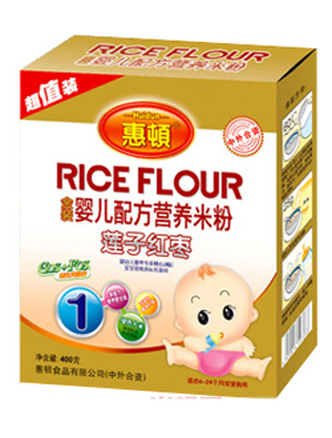 惠頓蓮子紅棗嬰兒米粉