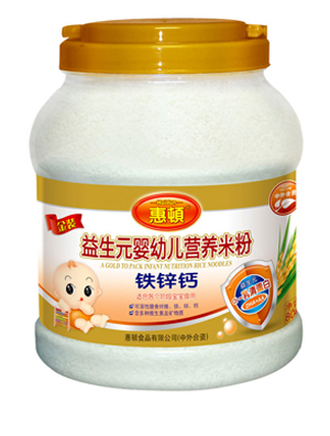惠頓鐵鋅鈣益生元嬰兒米粉