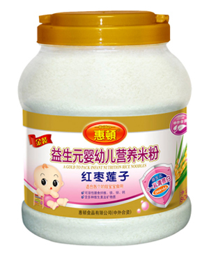 惠頓紅棗蓮子益生元營養米粉