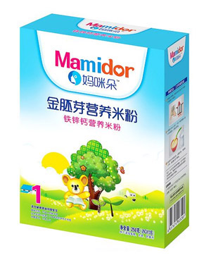 媽咪朵金胚芽鐵鋅鈣營養米粉(盒裝)