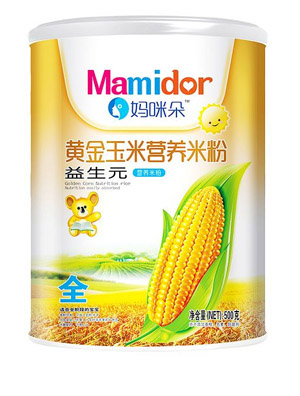 媽咪朵益生元黃金玉米營養米粉