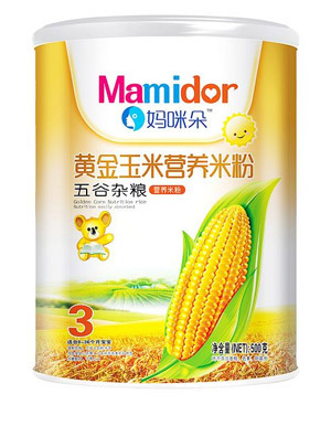 媽咪朵五谷雜糧黃金玉米營養米粉