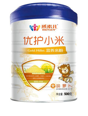 米素兒胡蘿卜優護小米營養米粉