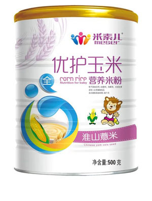 米素兒淮山薏米優護玉米營養米粉聽裝