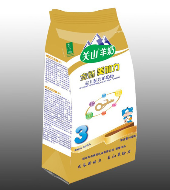 美加力金智羊奶粉400g袋裝-3段