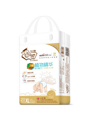 天才酷黃金版植物精華紙尿褲小包XL20片
