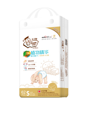 天才酷黃金版植物精華尿褲大包S62片