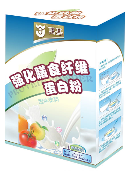 萬基強化膳食纖維蛋白質粉盒裝